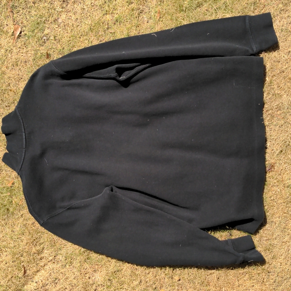 Men's medium black half-zip sweater polo by Ralph Lauren - Picture 2 of 3